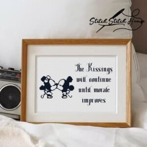 Funny-Mickey-Minnie-Kissing-Quote-Cross-Stitch-Pattern-PDF