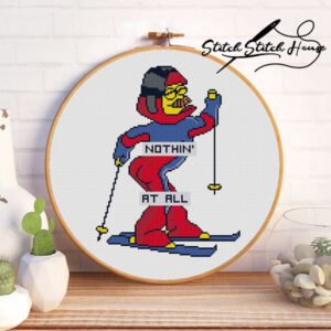 Stupid Sexy Flanders Meme Cross Stitch Pattern - Funny Simpson DIY PDF